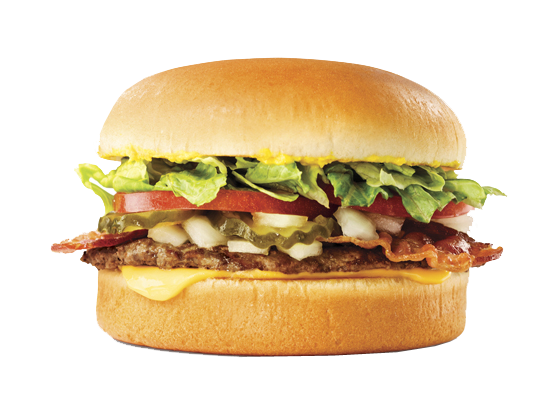 Bacon and Cheese Whataburger Jr